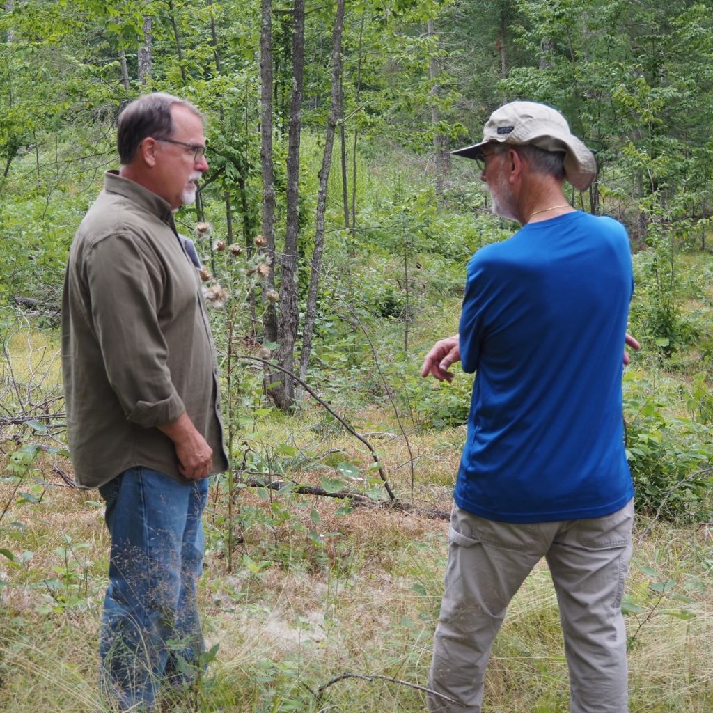 Two landowners talking